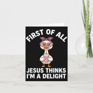 Allereerst Denkt Jezus Dat Ik Een Genot Ben Ontwer Kaart