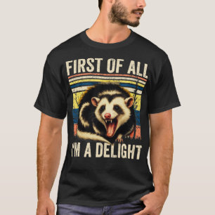 Allereerst in een heerlijke sarcastische boze opos t-shirt