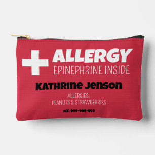 Allergie Alert Epinefrine Inside Custom Emergency Etui
