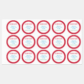 Allergie Alert Gepersonaliseerde Kinder Voedselall Labels (Vel)
