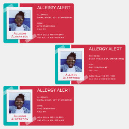 Allergie Alert Kinder Foto Medische Noodopvang Labels
