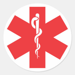 Allergie-alert Sticker label