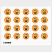 Allergie Alert sticker, wespen Ronde Sticker (Vel)