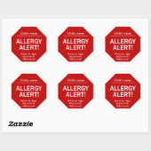 Allergie-alert stickers (Vel)