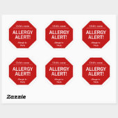 Allergie-alert stickers (Vel)