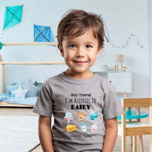 Allergie Awareness T-shirt   Melkallergie Alert