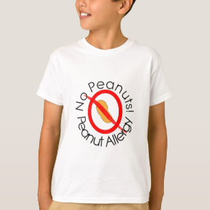 Allergie d'arachide aucun T-shirt d'arachides