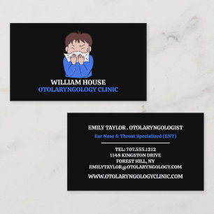 Allergie Design, Otolaryngoloog, Otolaryngologie Visitekaartje