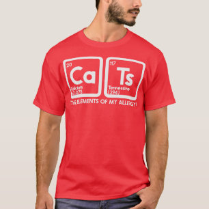 Allergie voor katten t-shirt