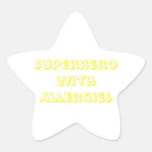 Allergie voor kind Stickers