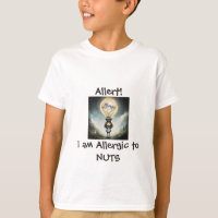 allergie voor noten gepersonaliseerde T-shirt alle