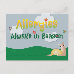 Allergieën - Altijd in seizoen Briefkaart