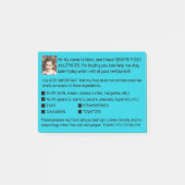 Allergierkaarten Post-it® Notes (Voorkant)