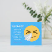 Allergies Shaklee carte postale (Debout devant)