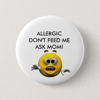Allergisch! Ronde Button 5,7 Cm