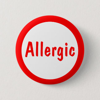 Allergisch Ronde Button 5,7 Cm