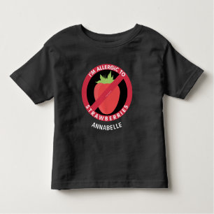 Allergisch voor aardbeien Kinder allergie Kinder Shirts