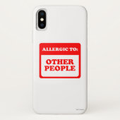 Allergisch voor andere mensen Case-Mate iPhone case (Achterkant)