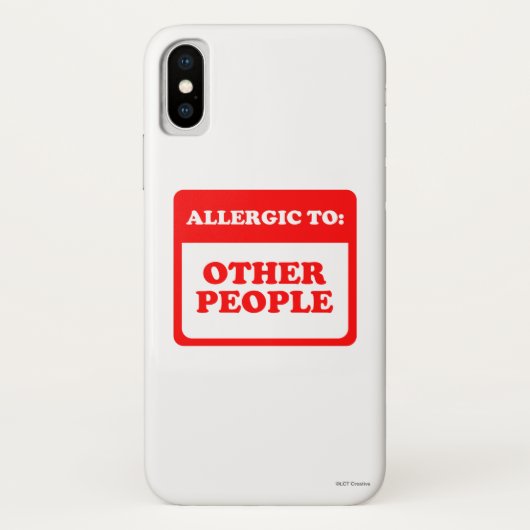 Allergisch voor andere mensen Case-Mate iPhone case (Achterkant)