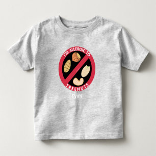 Allergisch voor boomnoten Kinder allergie geperson Shirts
