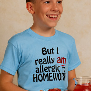 Allergisch voor Huiswerk Shirt