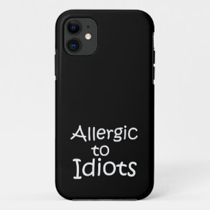 Allergisch voor idioten iPhone 11 hoesje