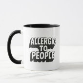 Allergisch voor mensen mok (Links)
