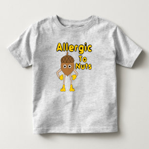 Allergisch voor noten kinder shirts