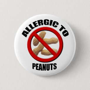Allergisch voor Peanuts Medical Alert Std Button