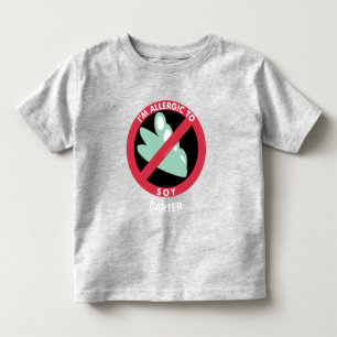 Allergisch voor sojabonen Kinder allergie geperson Shirts