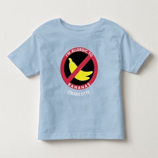 Allergische reactie op gepersonaliseerde Kinderen  Kinder Shirts (Voorkant)