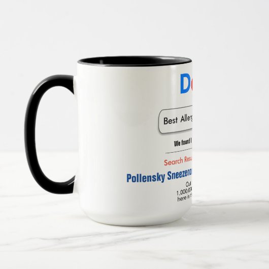 Allergist Funny Gift Mug (Gauche)