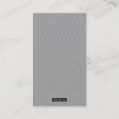 Allergy Alert Gray Duotones Contactkaartje (Achterkant)