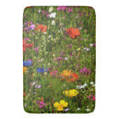 Allerlei mooie bloemen badmat (Voorkant Verticaal)
