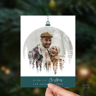 Allerleukste Kerstmis Familie Foto, Overlays van d Briefkaart