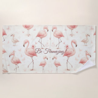 Allerliefste Flamingokudde Strandlaken