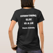 Alles andere is een leugen t-shirt (Achterkant)