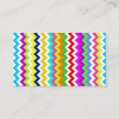 Alles behalve Gray Chevron Visitekaartje (Achterkant)