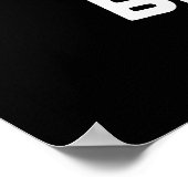 Alles bij de walvis is goed bij de schamele walvis poster (Hoek)