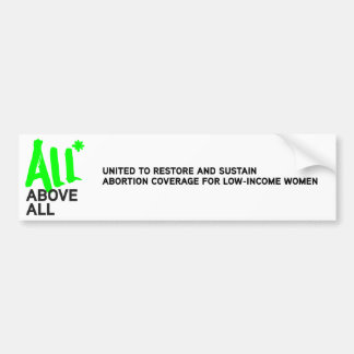 Alles* Bovenaan alle logo Bumpersticker