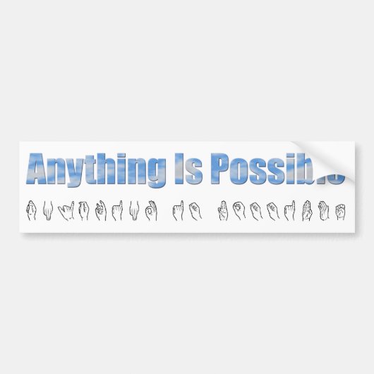 Alles bumpersticker (Voorkant)