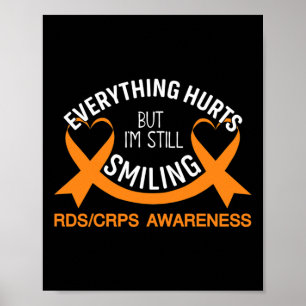 Alles doet pijn ik glimlach nog steeds Rsd Crps be Poster