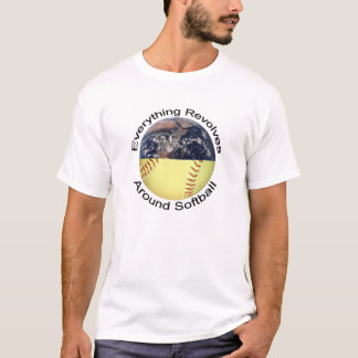 Alles draait rond Softball T-shirt