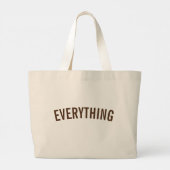 Alles echt grote tas-weekender tas-reus grote tote bag (Achterkant)