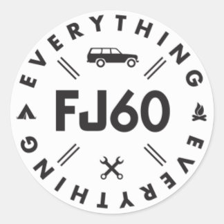 Alles FJ60 Sticker