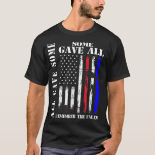 Alles gaf een paar foto's van alle veteranengedenk t-shirt