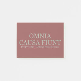 Alles gebeurt om een reden - licht post-it® notes