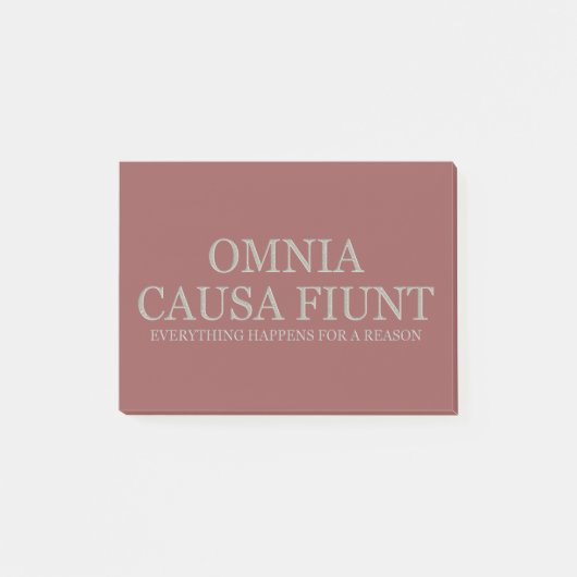 Alles gebeurt om een reden - licht post-it® notes (Voorkant)