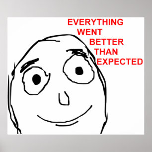 Alles ging beter dan verwacht poster