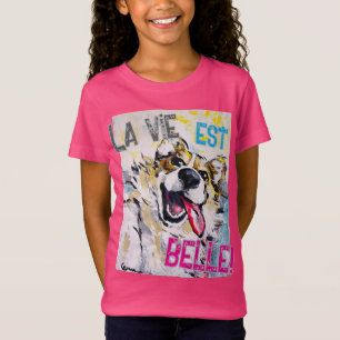 Alles glimlachen Het leven is mooi! T-shirt
